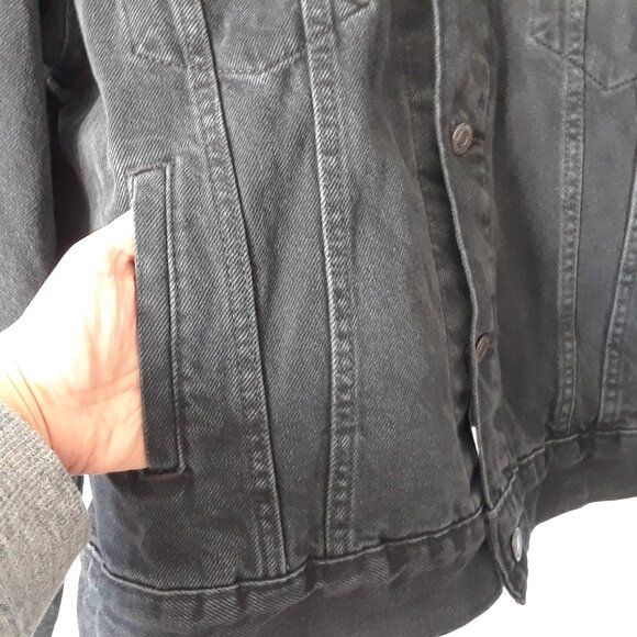 NWOT Levi's Black Denim Jacket XL - Picture 10 of 10